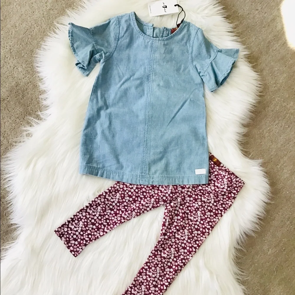 7 FOR ALL MANKIND Baby Girl 2 pc Set